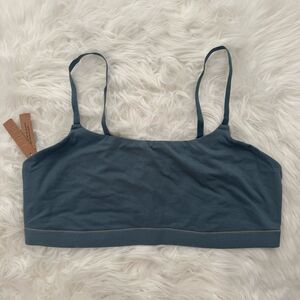 Skims Cotton Jersey Scoop Bralette Kyanite Size 3X